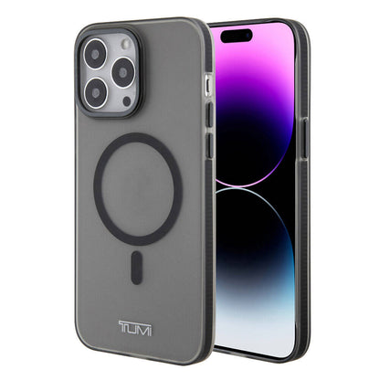 Apple iPhone 15 Pro Kılıf TUMI Orjinal Lisanslı M-safe Şarj Özellikli Buzlu Mat Kapak