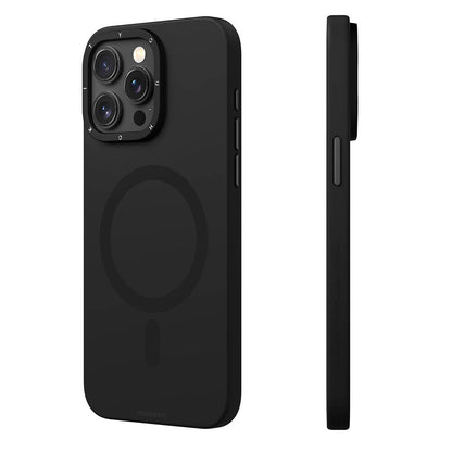 Apple iPhone 15 Pro Max Kılıf M-safe Şarj Özellikli Çizilmeye ve Aşınmaya Dayanıklı Youngkit Velvet Serisi Kapak