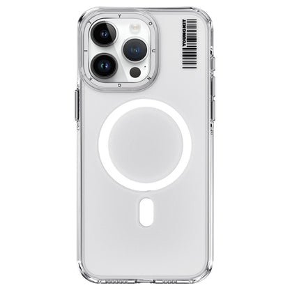 Apple iPhone 15 Pro Max Kılıf M-safe Şarj Özellikli Şeffaf Youngkit Crystal Shield Serisi Kapak