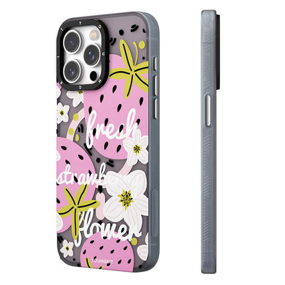 Apple iPhone 15 Pro Max Kılıf M-safe Şarj Özellikli Yaz Meyvesi Desenli Youngkit Fruity Flavour Serisi Kapak