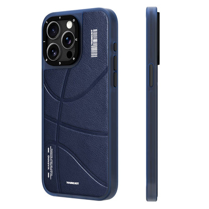 Apple iPhone 15 Pro Max Kılıf M-safe Şarj Özellikli Youngkit Backboard Serisi Leather Kapak