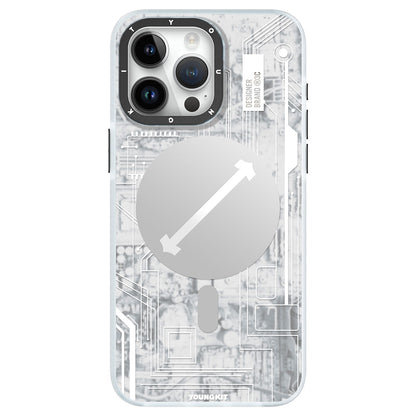 Apple iPhone 15 Pro Max Kılıf M-safe Şarj Özellikli YoungKit Technology Serisi Kapak