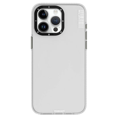 Apple iPhone 15 Pro Max Kılıf Pürüzsüz Düz Arka Yüzey YoungKit Crystal Color Serisi Kapak