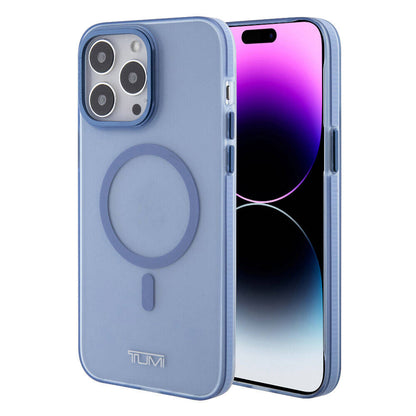 Apple iPhone 15 Pro Max Kılıf TUMI Orjinal Lisanslı M-safe Şarj Özellikli Buzlu Mat Kapak