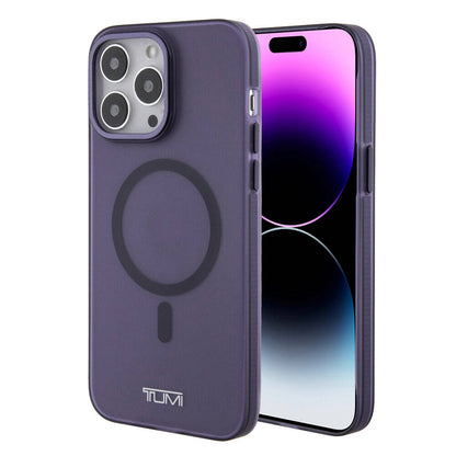 Apple iPhone 15 Pro Max Kılıf TUMI Orjinal Lisanslı M-safe Şarj Özellikli Buzlu Mat Kapak