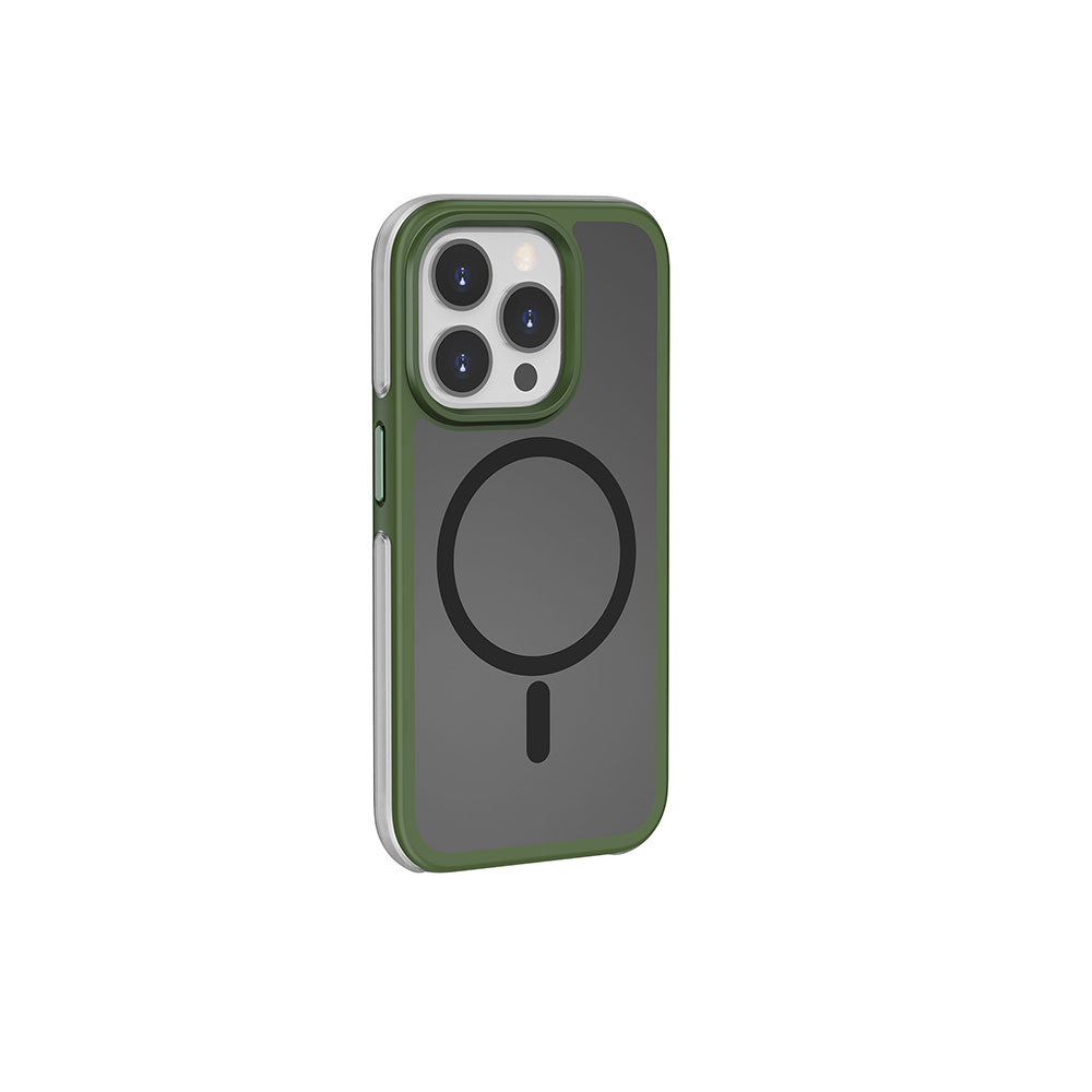 Apple iPhone 15 Pro Max Kılıf Wiwu ZKK-012 M-safe Şarj Özellikli Air Cushion Kapak