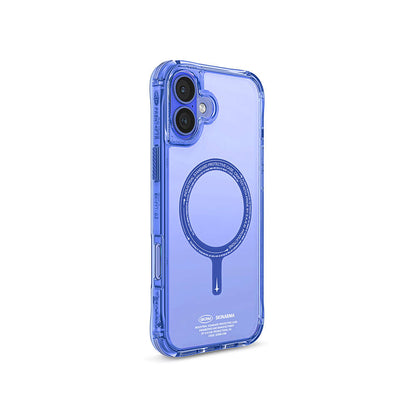 Apple iPhone 16 Kılıf M-safe Şarj Özellikli Şeffaf Airbag Tasarımlı Skinarma Saido Kapak