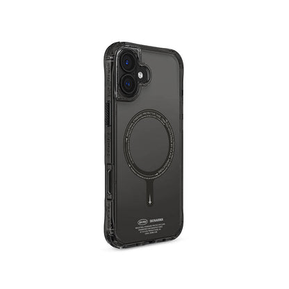 Apple iPhone 16 Kılıf M-safe Şarj Özellikli Şeffaf Airbag Tasarımlı Skinarma Saido Kapak