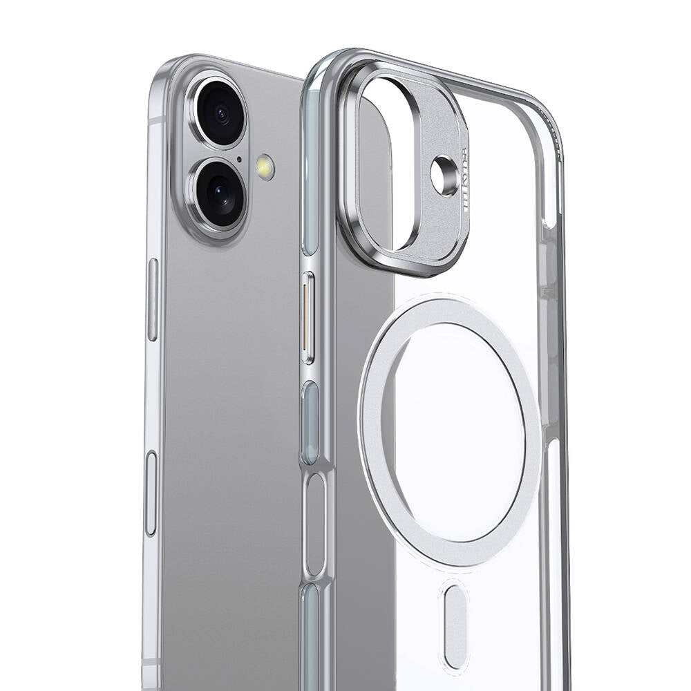 Apple iPhone 16 Kılıf M-safe Şarj Özellikli Wlons Standlı Efsane Kapak