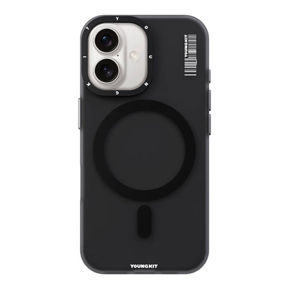 Apple iPhone 16 Kılıf M-safe Şarj Özellikli Youngkit Hidden Sand Serisi Kapak