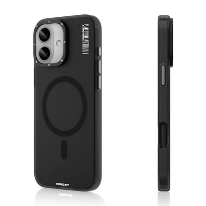 Apple iPhone 16 Plus Kılıf M-safe Şarj Özellikli Youngkit Hidden Sand Serisi Kapak