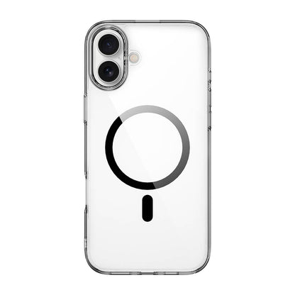 Apple iPhone 16 Plus Kılıf Wiwu MCC-101 iShield Pro Serisi M-safe Şarj Özellikli Crystal Sert PC Kapak