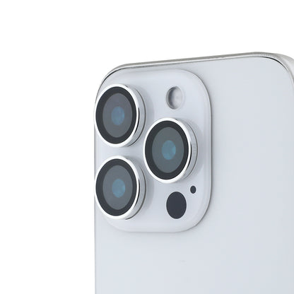Apple iPhone 16 Pro Guess Orjinal Lisanslı Metal Kamera Lens Koruyucu