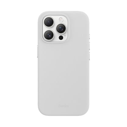 Apple iPhone 16 Pro Kılıf M-safe Şarj Özellikli Çizilmeye Dayanıklı Benks VitaPro Serisi PU Deri Kapak