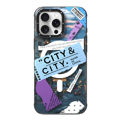Apple iPhone 16 Pro Kılıf M-safe Şarj Özellikli Youngkit A-City Serisi Kapak