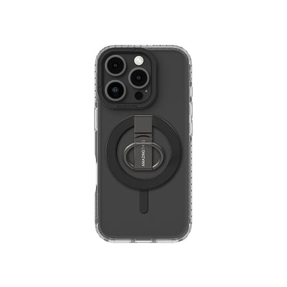 Apple iPhone 16 Pro Kılıf M-safe Şarj Özellikli Yüzük Standlı Amazingthing Titan Pro Serisi Kapak