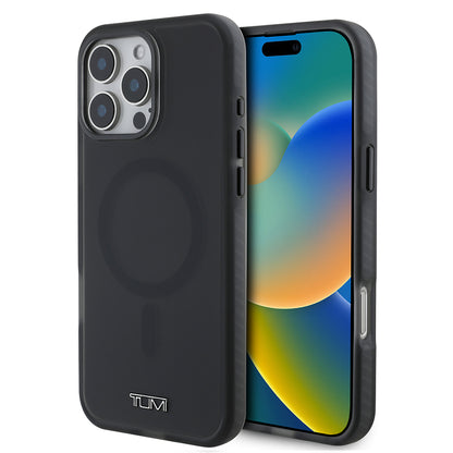 Apple iPhone 16 Pro Kılıf TUMI Orjinal Lisanslı M-safe Şarj Özellikli Airbagli Buzlu Transparan Kapak