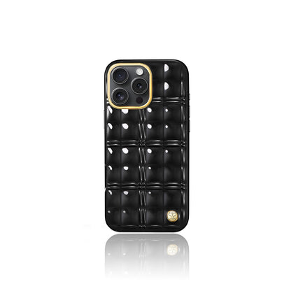 Apple iPhone 16 Pro Max Kılıf Askı Aparatlı Pynana Metal Grid Kapak