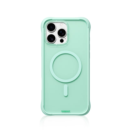 Apple iPhone 16 Pro Max Kılıf M-safe Şarj Özellikli Youngkit Macaroon Serisi Kapak
