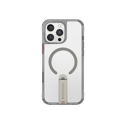 Apple iPhone 16 Pro Max Kılıf M-safe Şarj Özellikli 360 Derece Dönebilen Standlı Skinarma Helix Kapak