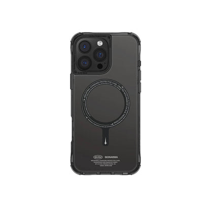 Apple iPhone 16 Pro Max Kılıf M-safe Şarj Özellikli Şeffaf Airbag Tasarımlı Skinarma Saido Kapak