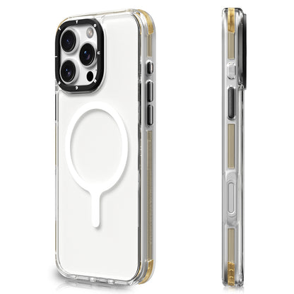 Apple iPhone 16 Pro Max Kılıf M-safe Şarj Özellikli YoungKit Crystal Color Serisi Kapak