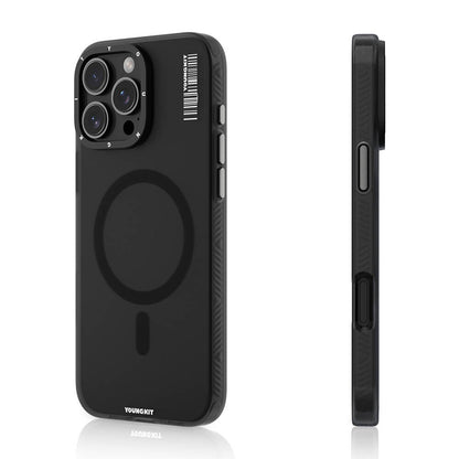 Apple iPhone 16 Pro Max Kılıf M-safe Şarj Özellikli Youngkit Hidden Sand Serisi Kapak
