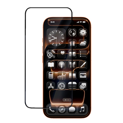 Apple iPhone 16E Mohseven M6 HD Temperli Cam Ekran Koruyucu + Kolay Uygulama Aparatı