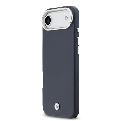 Apple iPhone 17 Air Kılıf BMW Orjinal Lisanslı M-safe Şarj Özellikli Metal Logolu Tam Kaplama Deri Kapak