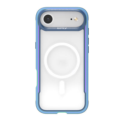 Apple iPhone 17 Air Kılıf M-safe Şarj Özellikli Airbagli Raptic Shield Serisi Şeffaf Arka Yüzey Kapak