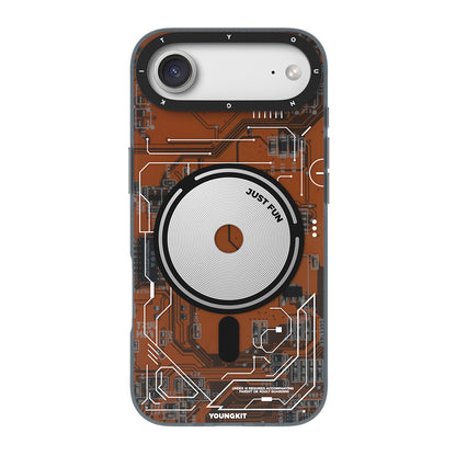 Apple iPhone 17 Air Kılıf M-safe Şarj Özellikli Kamera Denetim Butonlu Youngkit Technology Serisi Kapak