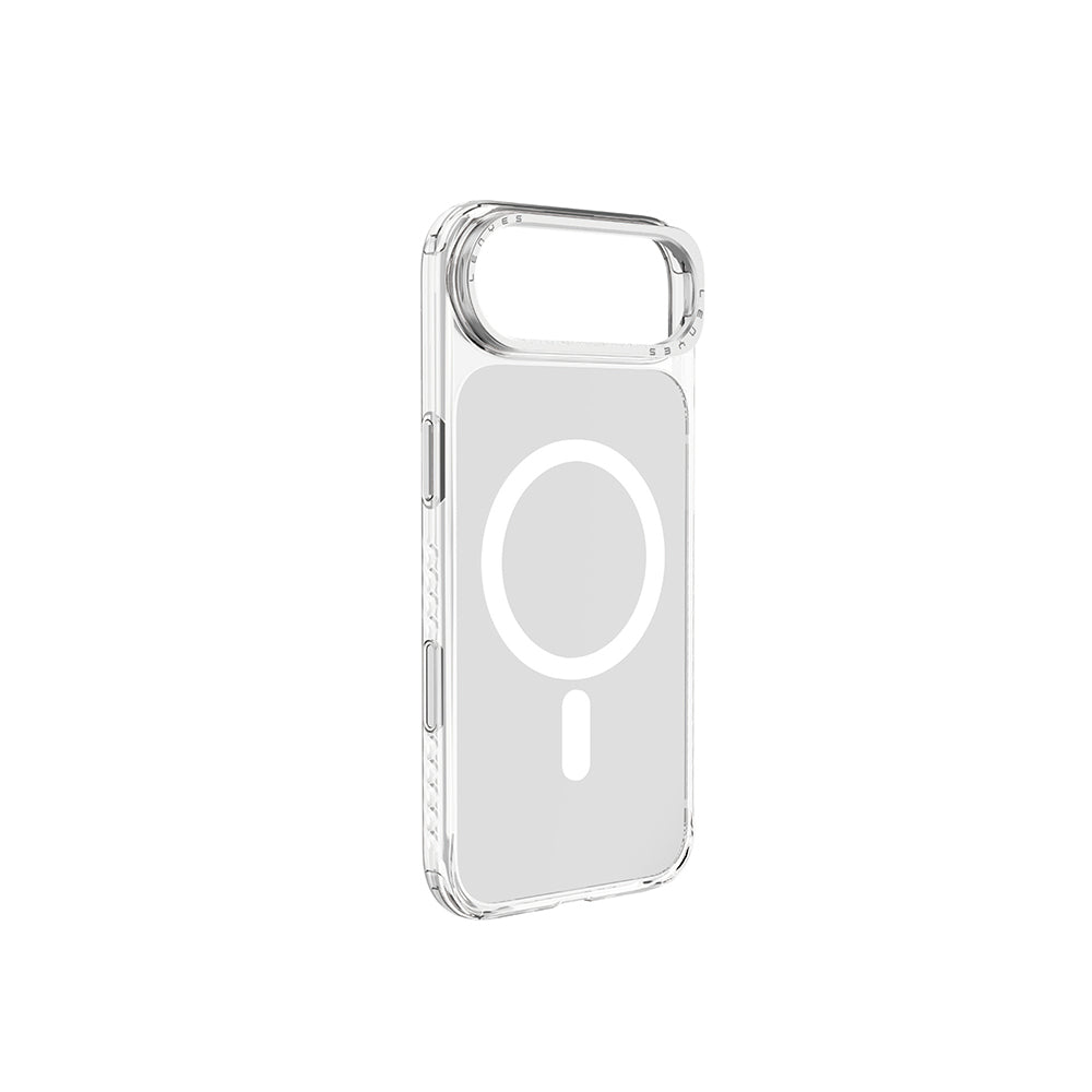 Apple iPhone 17 Air Kılıf M-safe Şarj Özellikli Metal Kamera Çerçeveli Airbag Tasarımlı Lenyes CK221 Sert PC Kapak