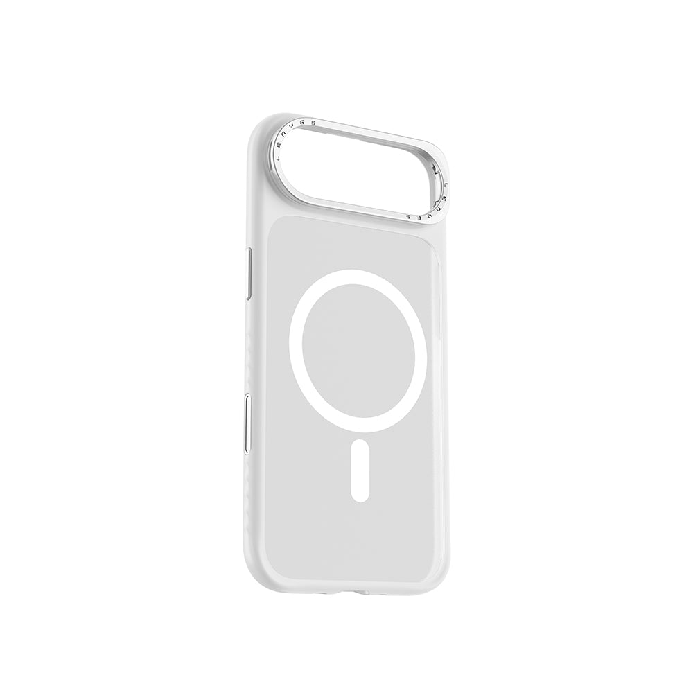 Apple iPhone 17 Air Kılıf M-safe Şarj Özellikli Metal Kamera Standlı Lenyes CK226 PC Kapak