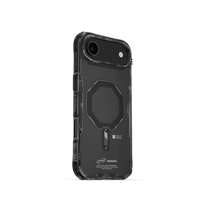 Apple iPhone 17 Air Kılıf M-safe Şarj Özellikli Şeffaf Airbag Tasarımlı Skinarma Saido Mag-Charge Kapak