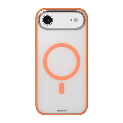 Apple iPhone 17 Air Kılıf M-safe Şarj Özellikli Youngkit Clear Serisi Kapak