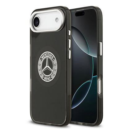 Apple iPhone 17 Air Kılıf Mercedes Benz Orjinal Lisanslı M-safe Şarj Özellikli Çift Katmanlı PC Nostaljik Yıldız Dizayn Kapak