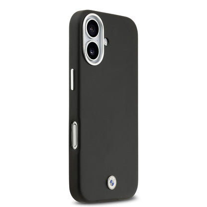 Apple iPhone 17 Kılıf BMW Orjinal Lisanslı M-safe Şarj Özellikli Metal Logolu Tam Kaplama Deri Kapak