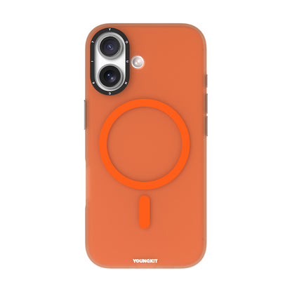 Apple iPhone 17 Kılıf M-safe Şarj Özellikli Youngkit Hidden Sand Serisi Kapak
