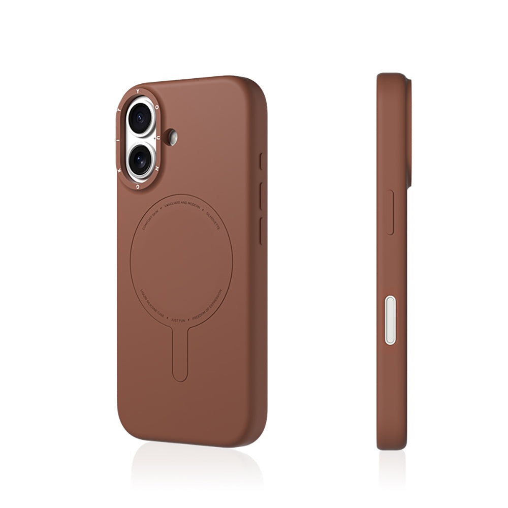 Apple iPhone 17 Kılıf M-Safe Şarj Özellikli Youngkit Morandi Serisi Kapak