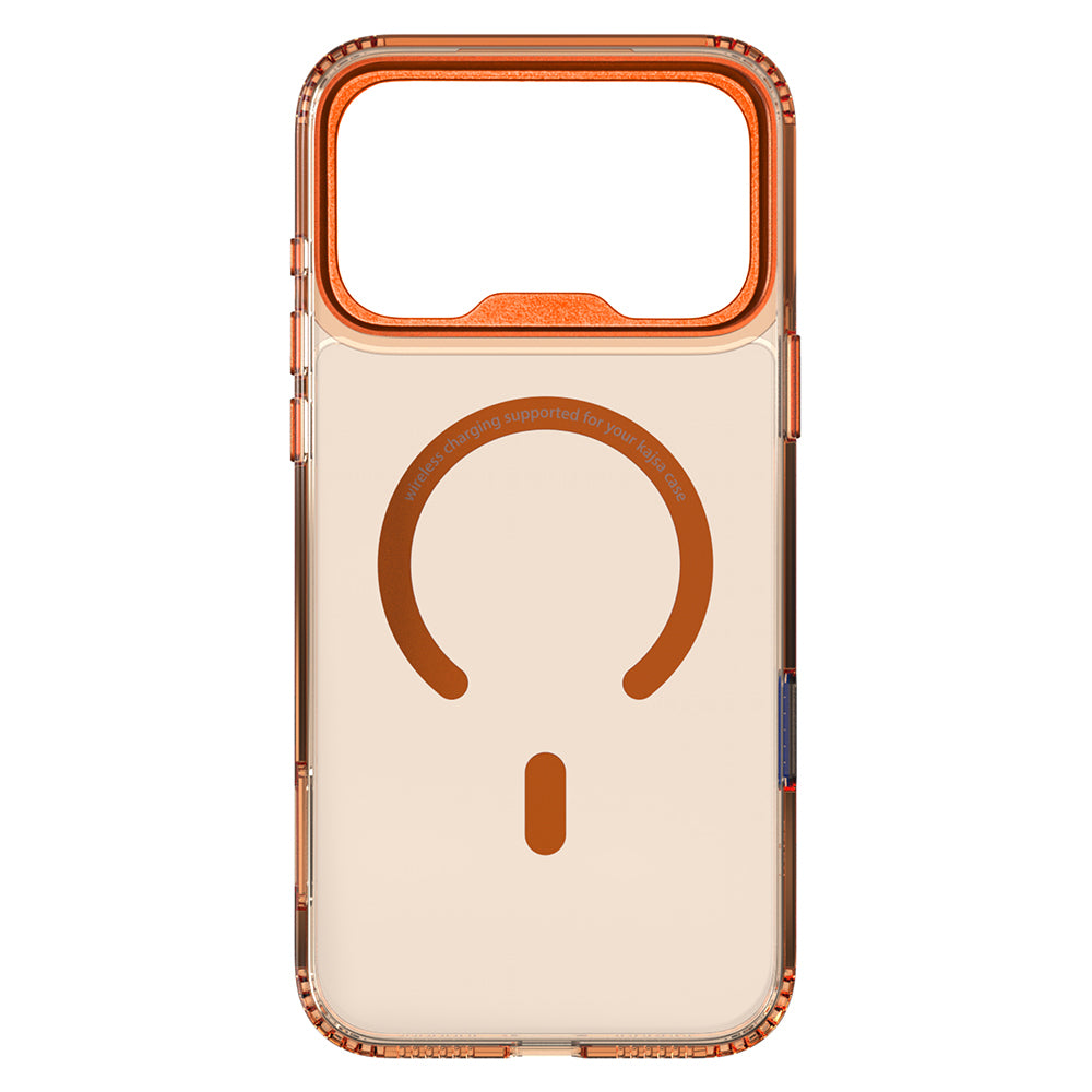 Apple iPhone 17 Pro Kılıf M-safe Şarj Özellikli Airbag Tasarımlı O-Ring Şeffaf Kajsa Trans Shield Serisi Kapak