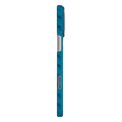 Apple iPhone 17 Pro Kılıf M-safe Şarj Özellikli Aramid Fiber Pitaka Edge Serisi Happiness Rides Kapak