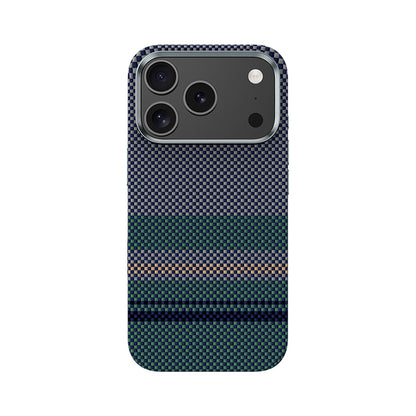 Apple iPhone 17 Pro Kılıf M-safe Şarj Özellikli Karbon Fiber Tasarımlı Benks Aurora ArmorPro Kevlar Kapak