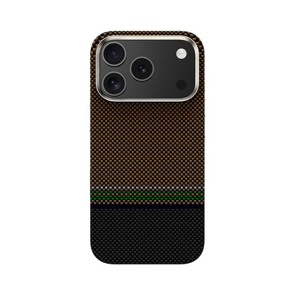 Apple iPhone 17 Pro Kılıf M-safe Şarj Özellikli Karbon Fiber Tasarımlı Benks Prestige ArmorPro Kevlar Kapak