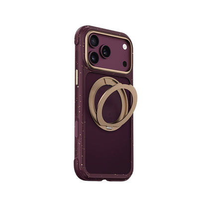 Apple iPhone 17 Pro Kılıf M-safe Şarj Özellikli Wiwu AA-203 AeroArmor Ultra Serisi Airbag Tasarımlı Standlı Kapak