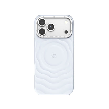 Apple iPhone 17 Pro Kılıf M-safe Şarj Özellikli Wiwu Magic Merry Blossom Drift Serisi Kapak