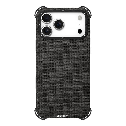 Apple iPhone 17 Pro Kılıf M-safe Şarj Özellikli Youngkit Canvas Serisi Kapak
