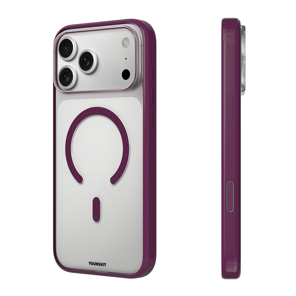 Apple iPhone 17 Pro Kılıf M-safe Şarj Özellikli Youngkit High Definition Serisi Kapak