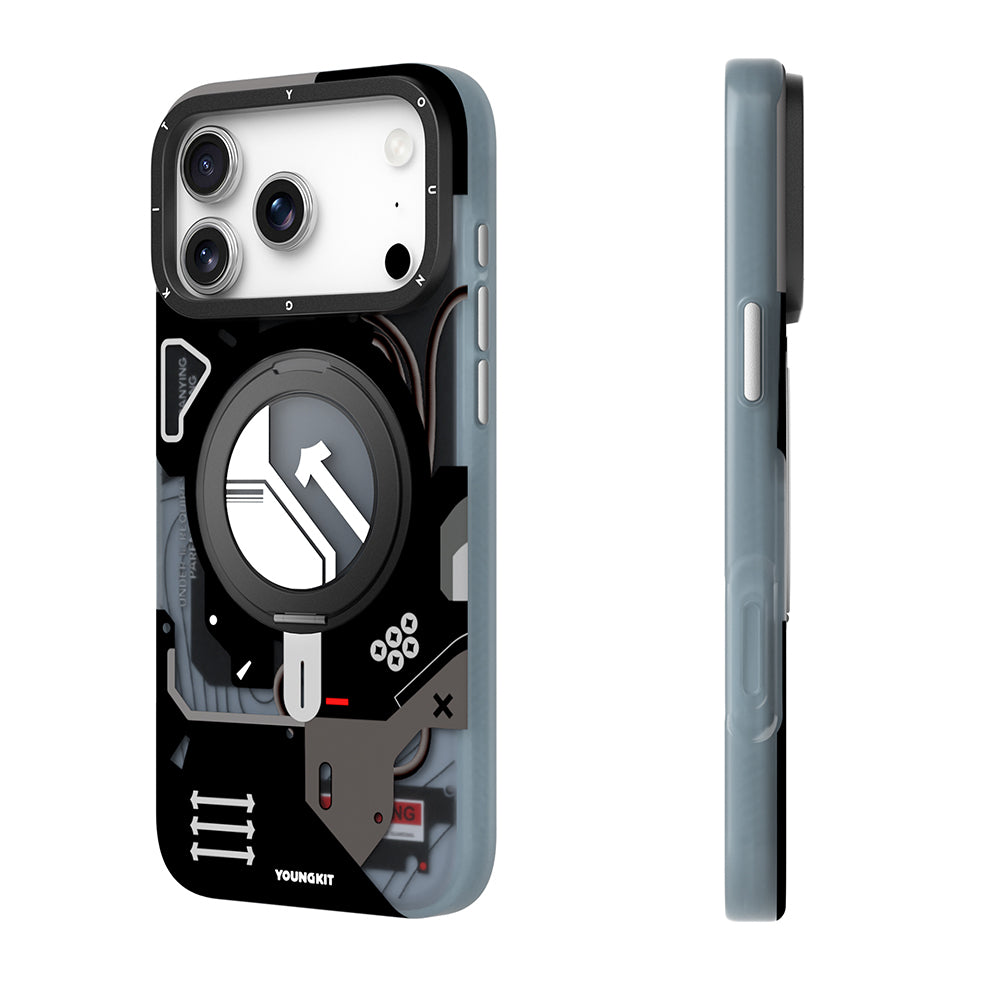 Apple iPhone 17 Pro Kılıf M-safe Şarj Özellikli Youngkit Starship Serisi Kapak