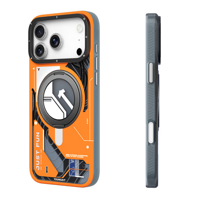 Apple iPhone 17 Pro Kılıf M-safe Şarj Özellikli Youngkit Starship Serisi Kapak