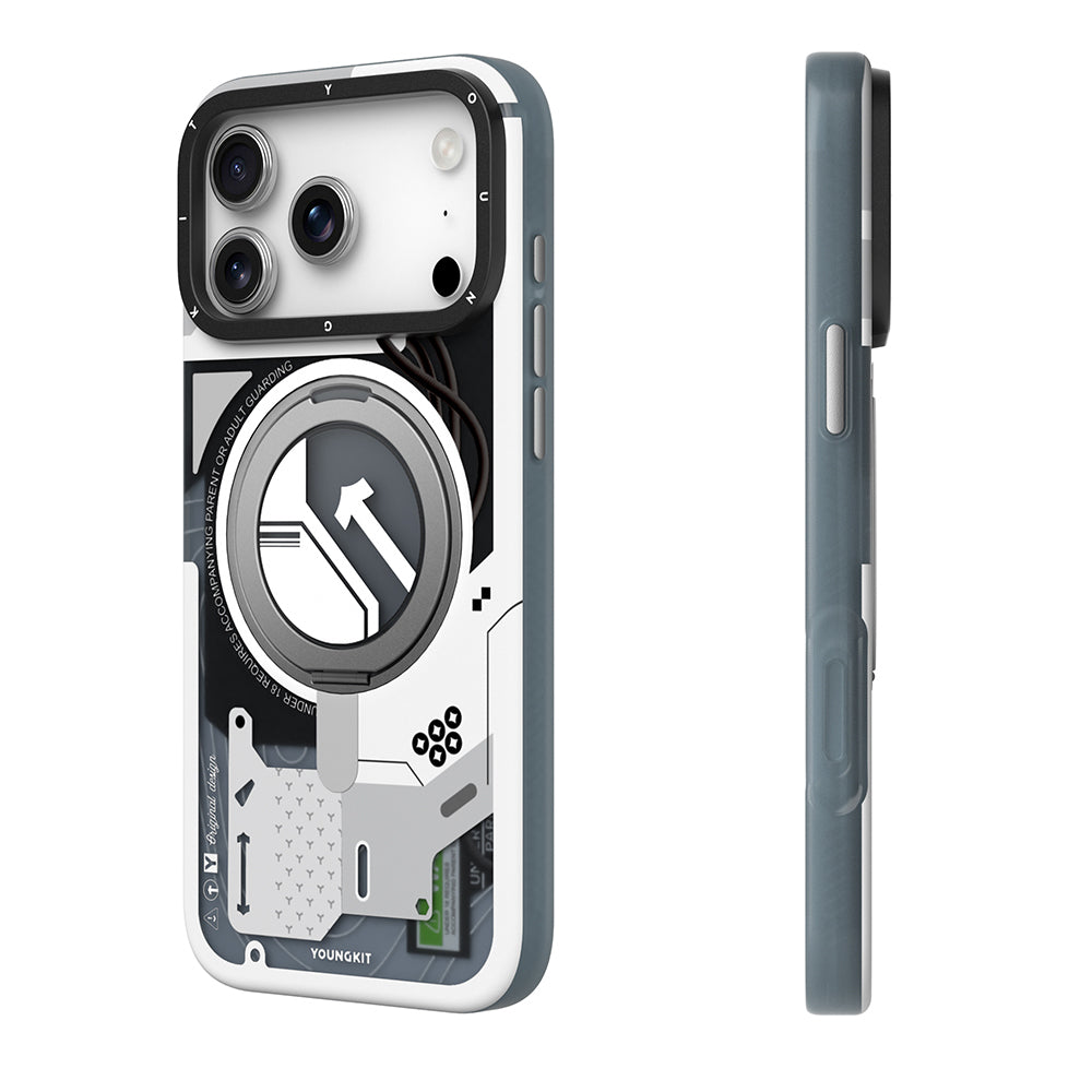 Apple iPhone 17 Pro Kılıf M-safe Şarj Özellikli Youngkit Starship Serisi Kapak